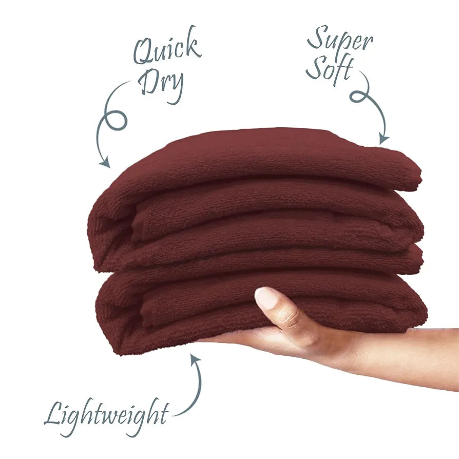 Luxe Home Cotton Bath Towel 450 GSM Quick Dry Large Size Bathroom Towels for Men & Women, Home, Kitchen, Gym, Spa